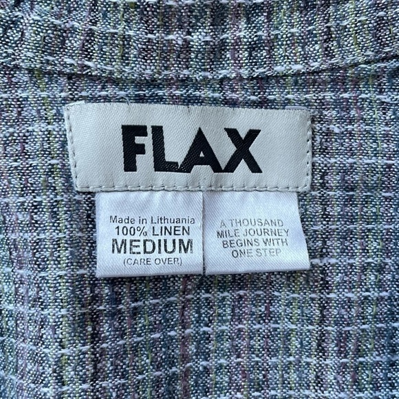 Vintage Flax Linen Topper Jacket - Picture 5 of 12